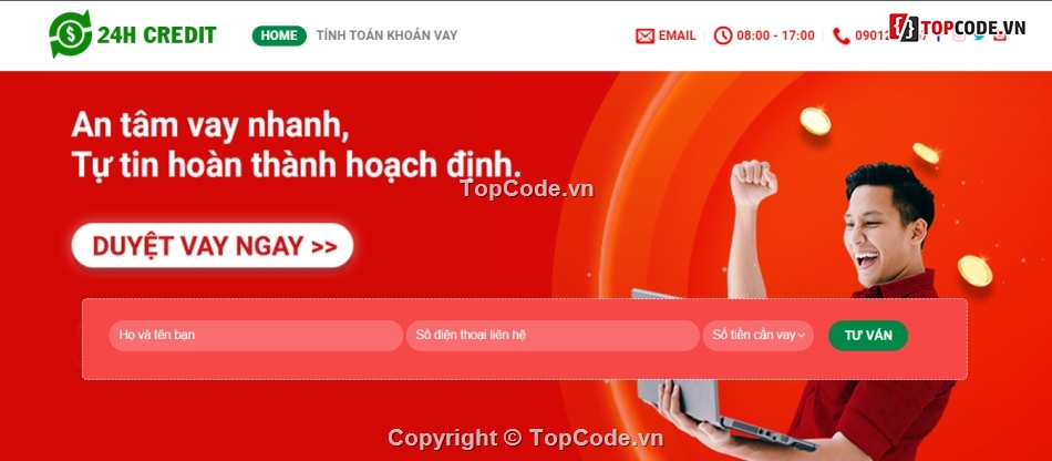 Code web cho vay wordpress,Web cho vay có bảng tính lãi,Web vay tài chính wordpress